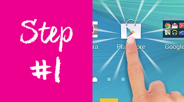 How to download the Avon Brochure App on Google Play - step 1