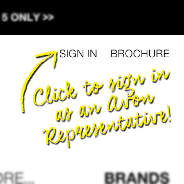 Click on the Sign in link on the header to login to your Avon Representative account