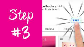 How to download the Avon Brochure App on the App Store - step 3