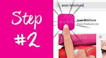 How to download the Avon Brochure App on the App Store - step 2